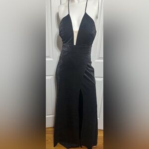Chic Black Halter Pencil Dress